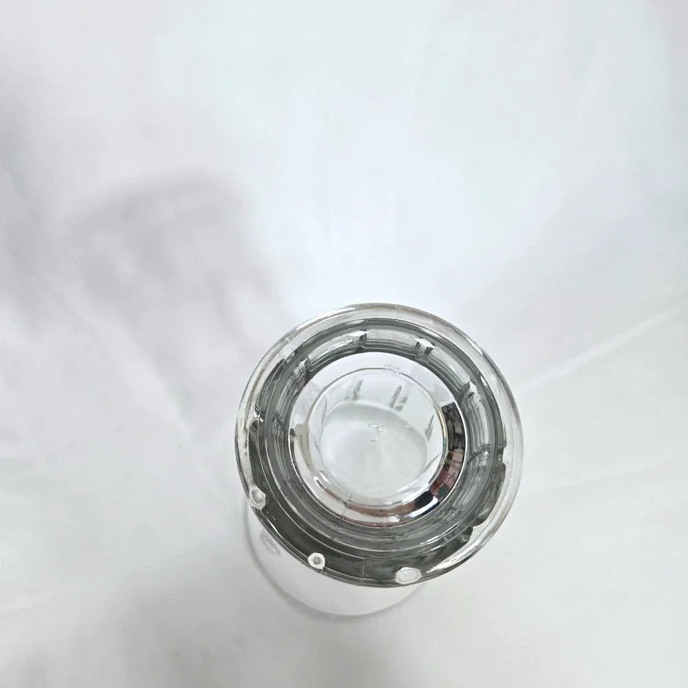 Coca Cola Clear Embossed Logo Flared Heavy Glass Tumbler 16oz Vtg Retro Art Deco